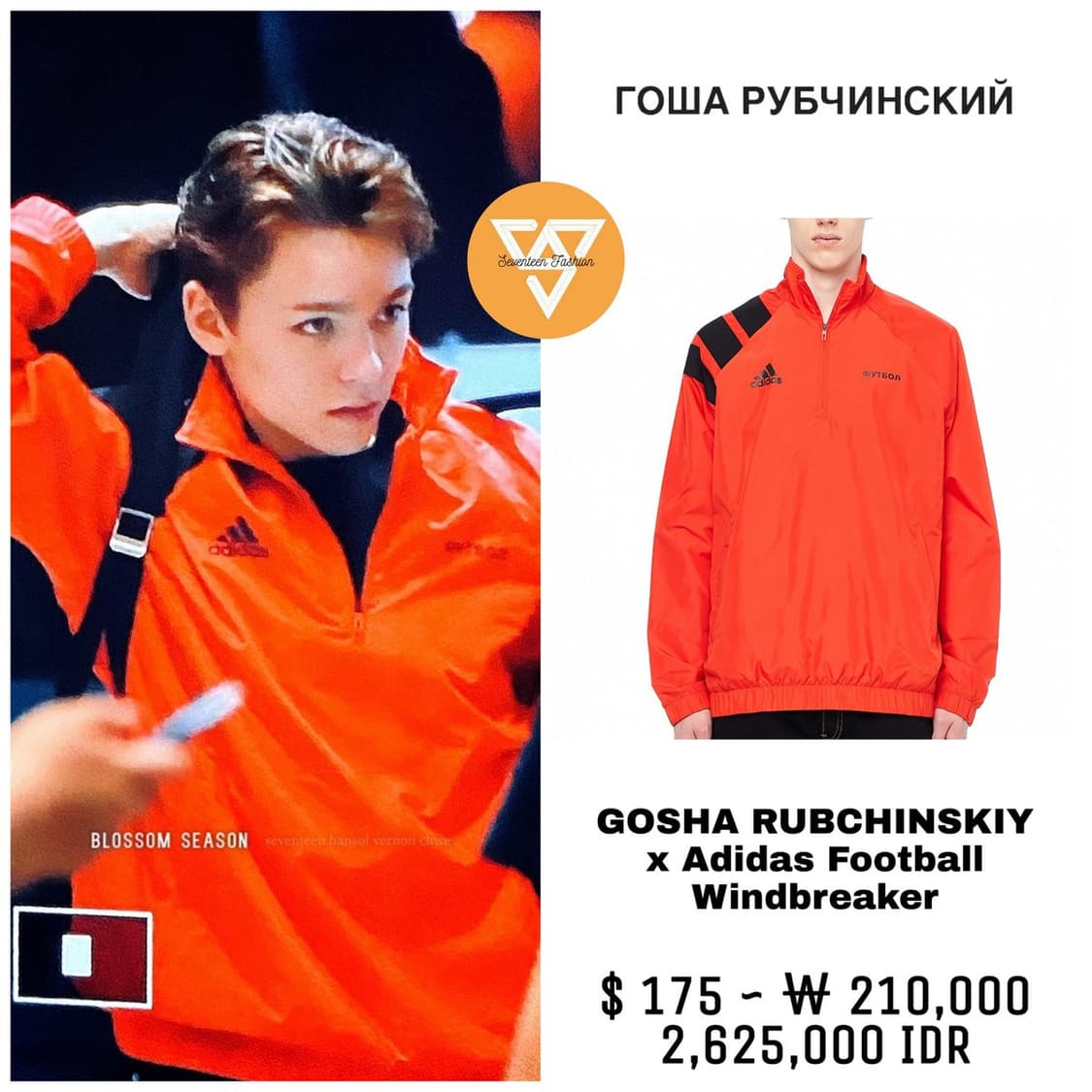 아디다스 고샤 루브친스키 17FW 한정판 웜업 아노락 상품이미지9