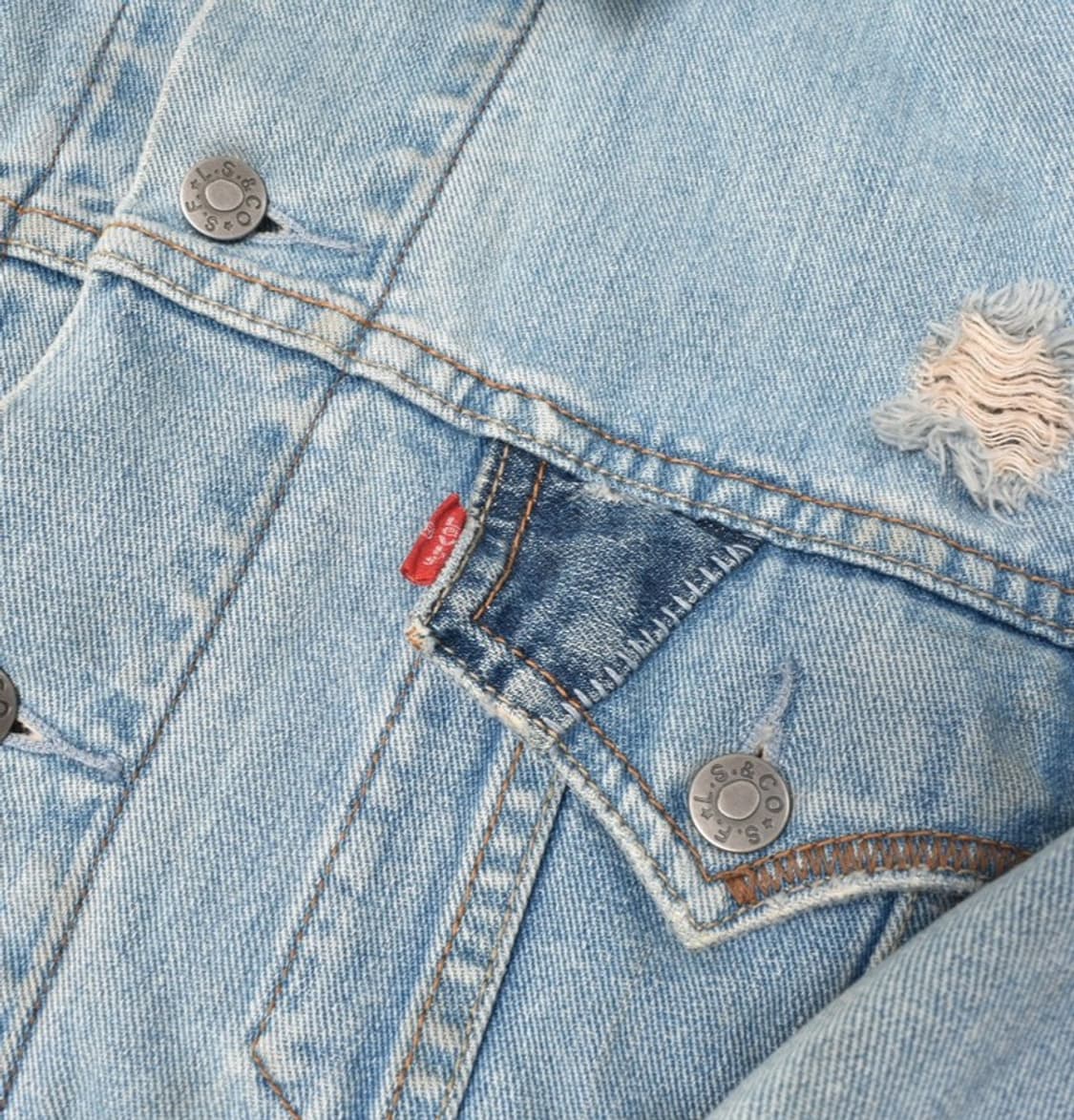 리바이스 하드페이드 핸드커스텀 데님자켓 M 상품이미지3