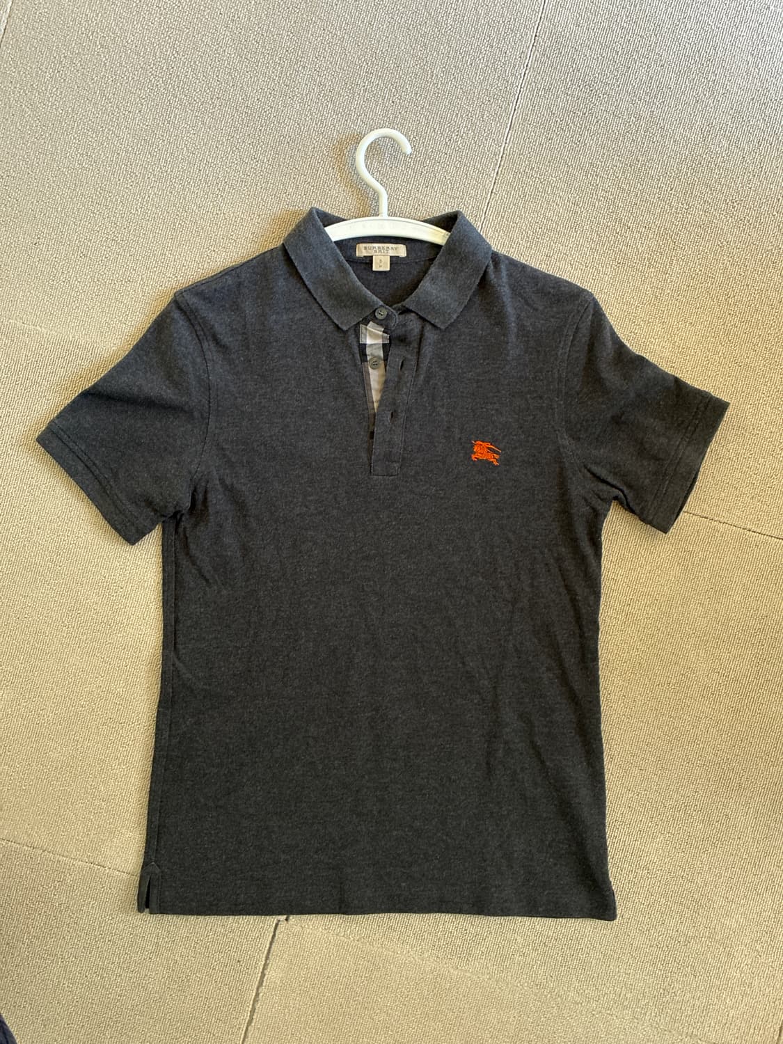 버버리 브릿 피케이 반팔 셔츠 S 사이즈 상품이미지1