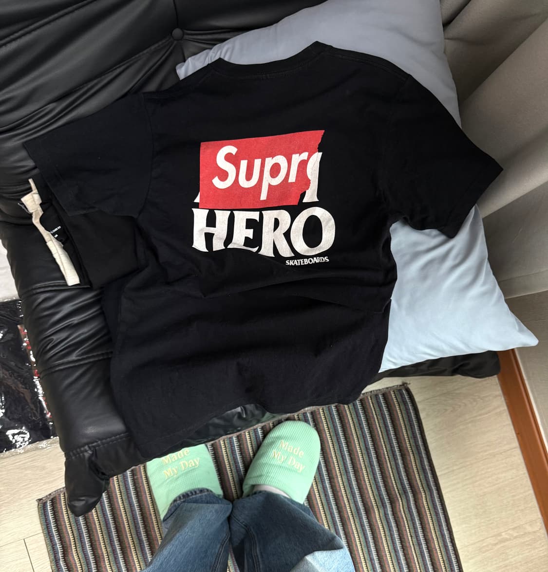 14ss 슈프림 안티히어로 반팔 티셔츠 상품이미지1