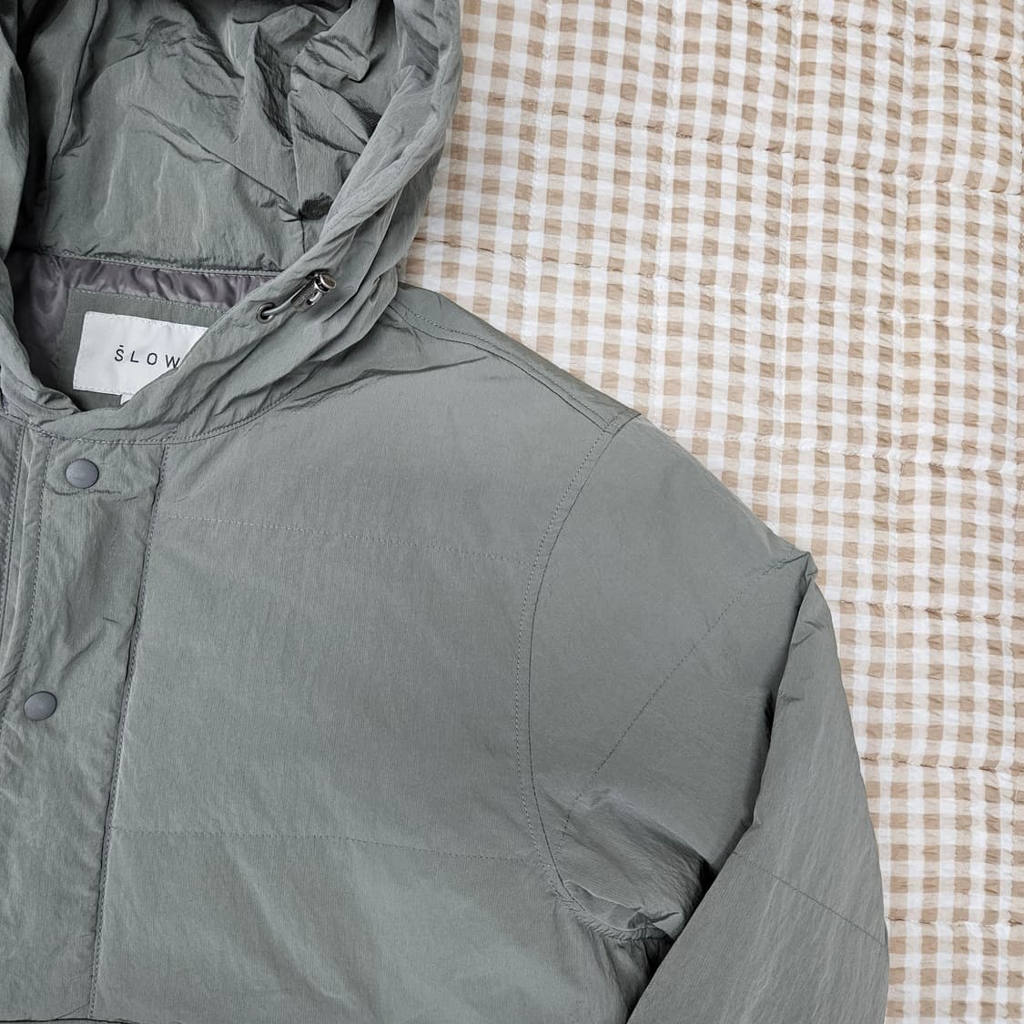 에스로우 반집업 경량패딩 남자100 상품이미지4