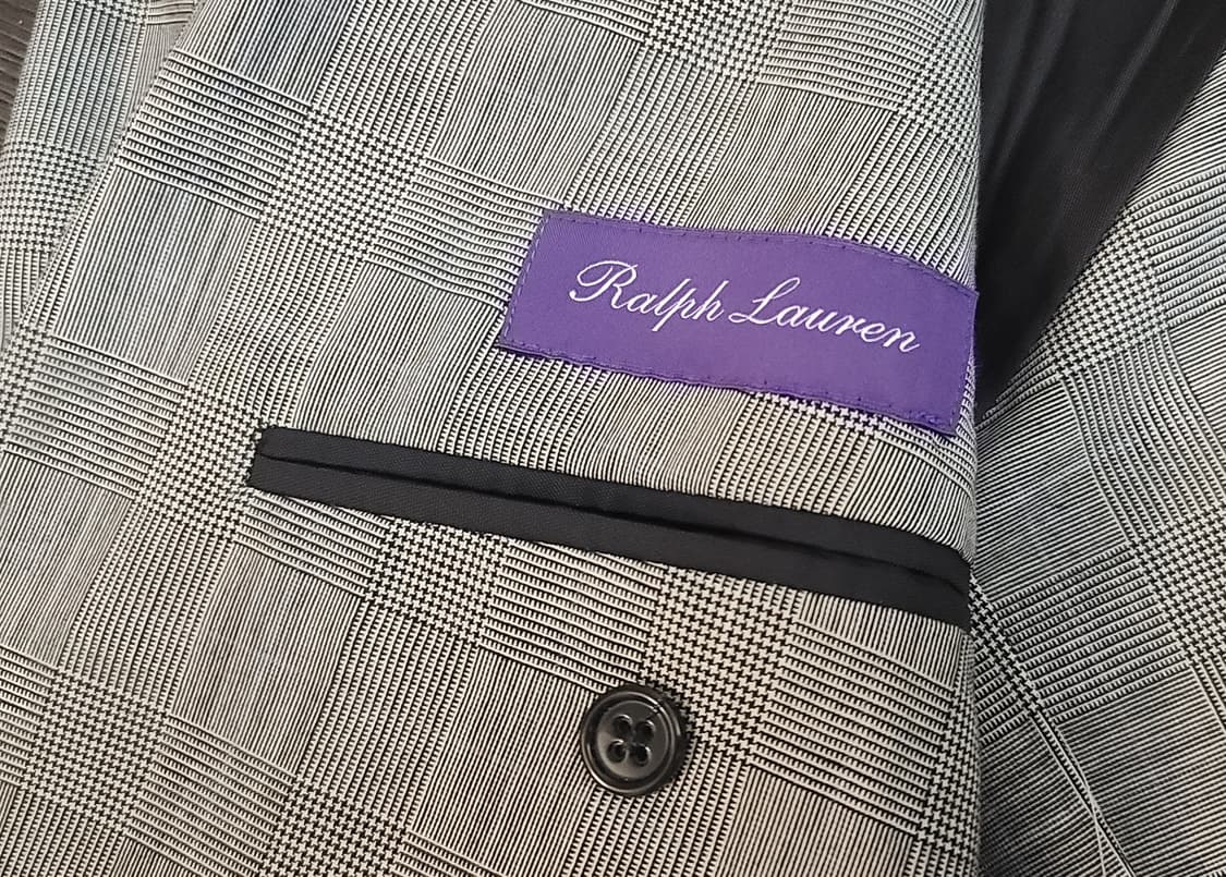 랄프로렌 퍼플라벨 글렌 체크 프린스 오브 웨일스 SS 수트 상품이미지4