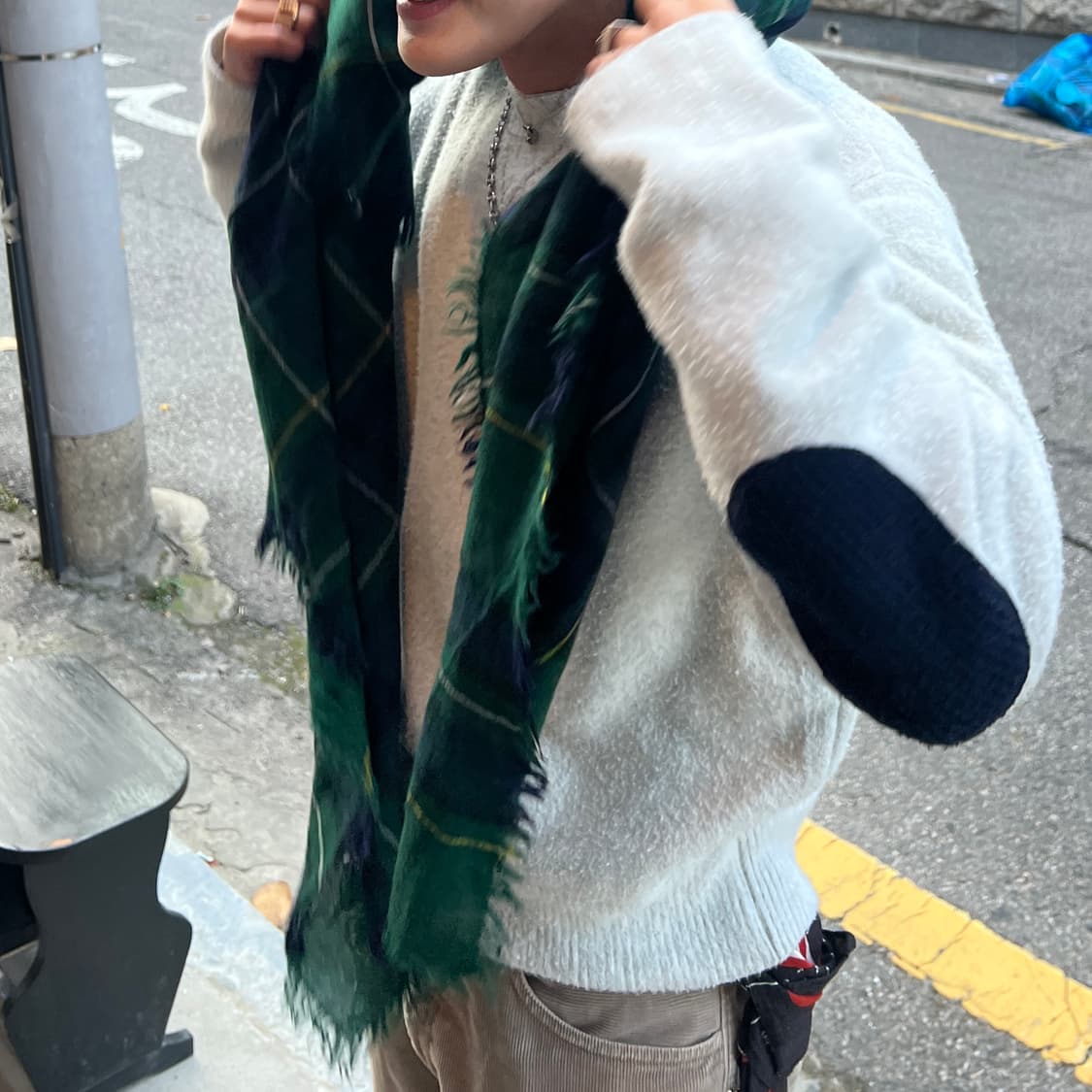 COMME des GARCONS tricot-CHECK STOLE 상품이미지2