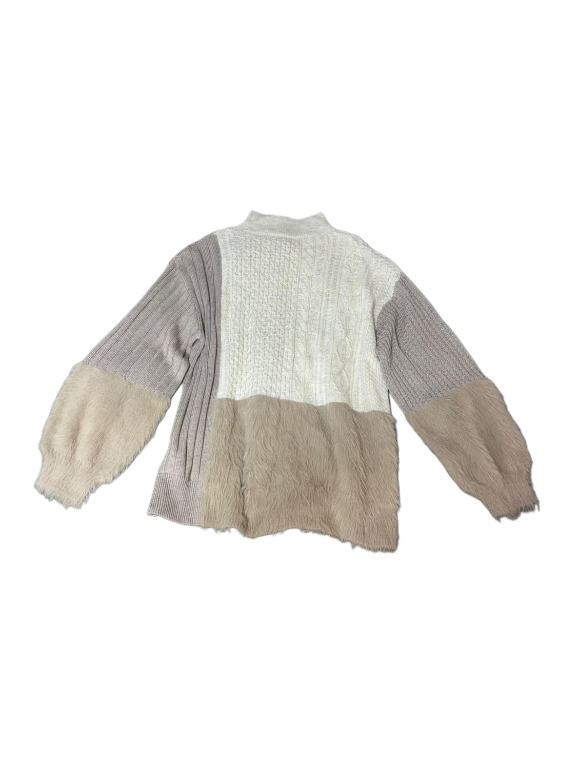 벌룬 패치워크 니트 상품이미지2