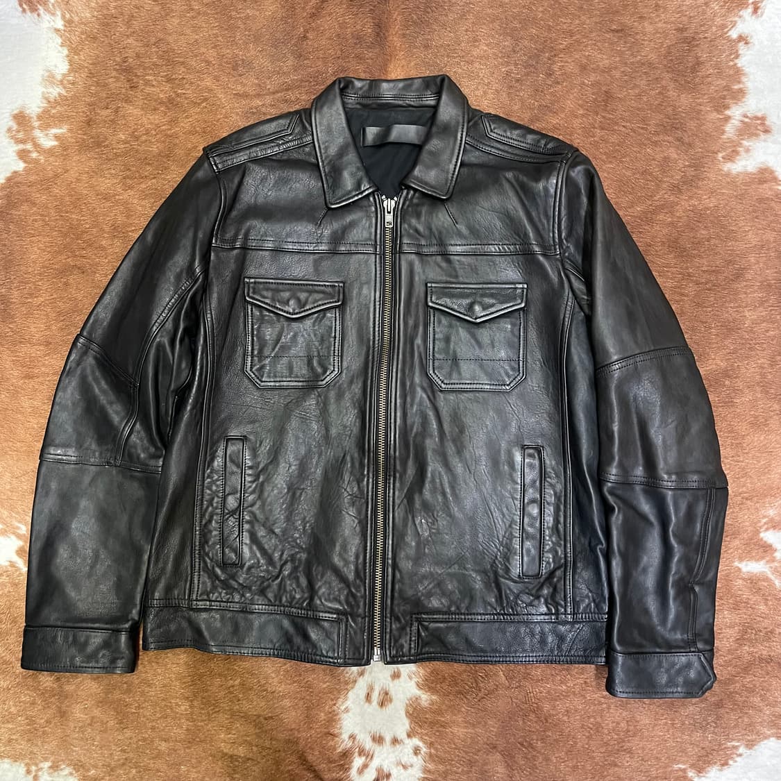 JPN leather jacket 상품이미지1