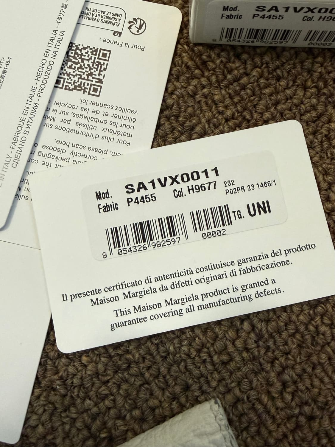 Maison Margiela 메종마르지엘라 카드지갑 아이보리 남녀공용 상품이미지4