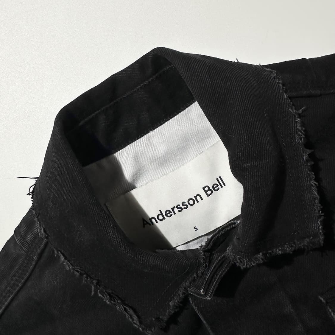 앤더슨벨 매트 로우 컷 데님 자켓 상품이미지5