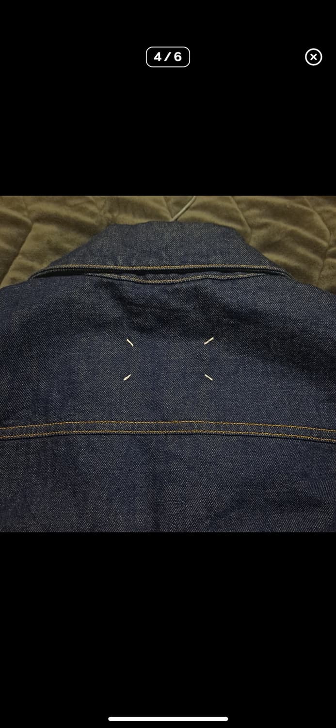 메종 마르지엘라 디트로이트 테이핑 데님 자켓 상품이미지2