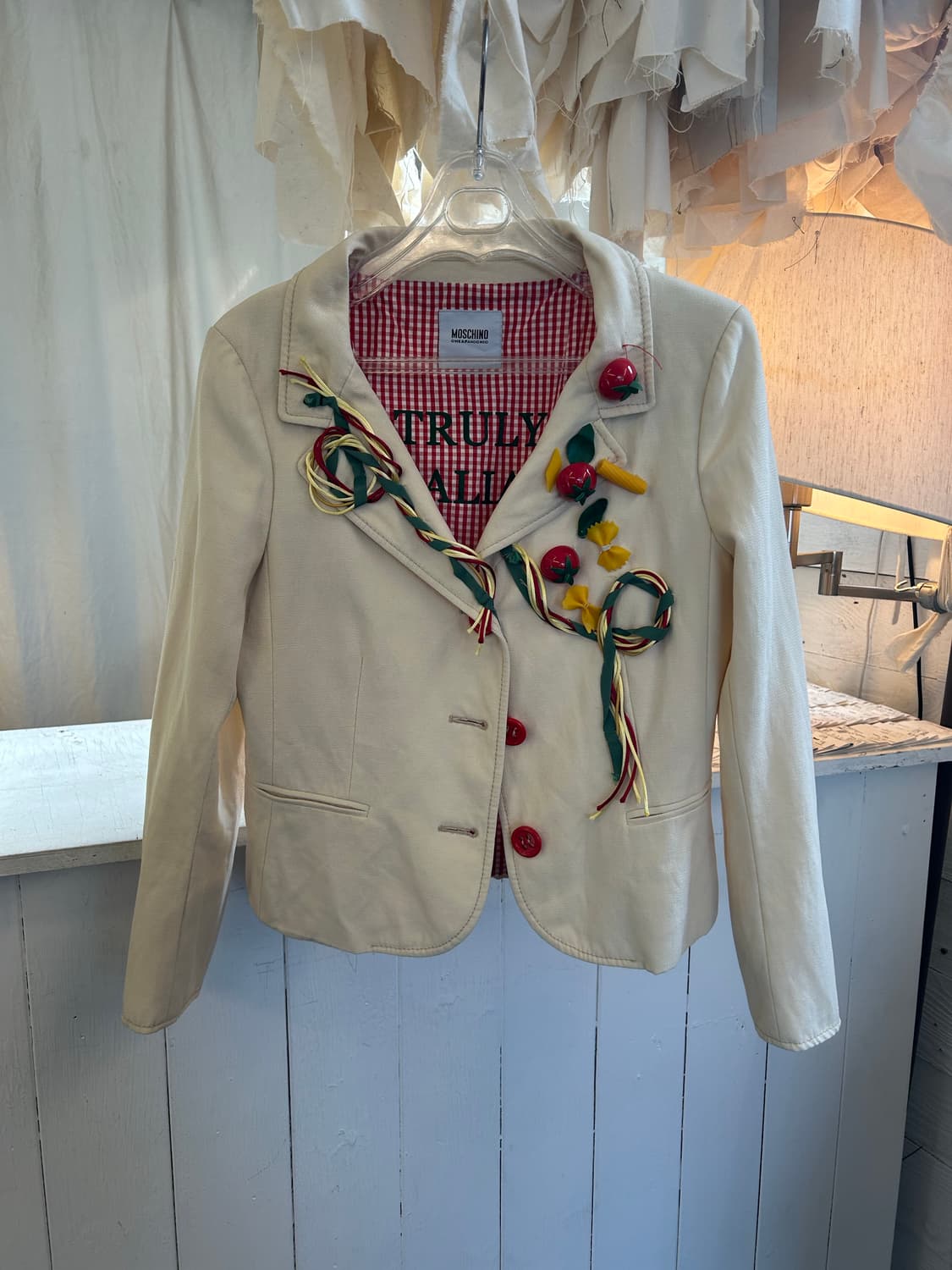 모스키노 칩앤 시크06ss 아카이브 파스타 자켓 상품이미지2