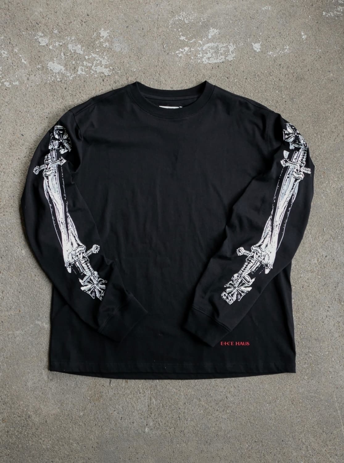 ETCE CROSS SWORD L/S TEE (BLACK) XL 상품이미지2
