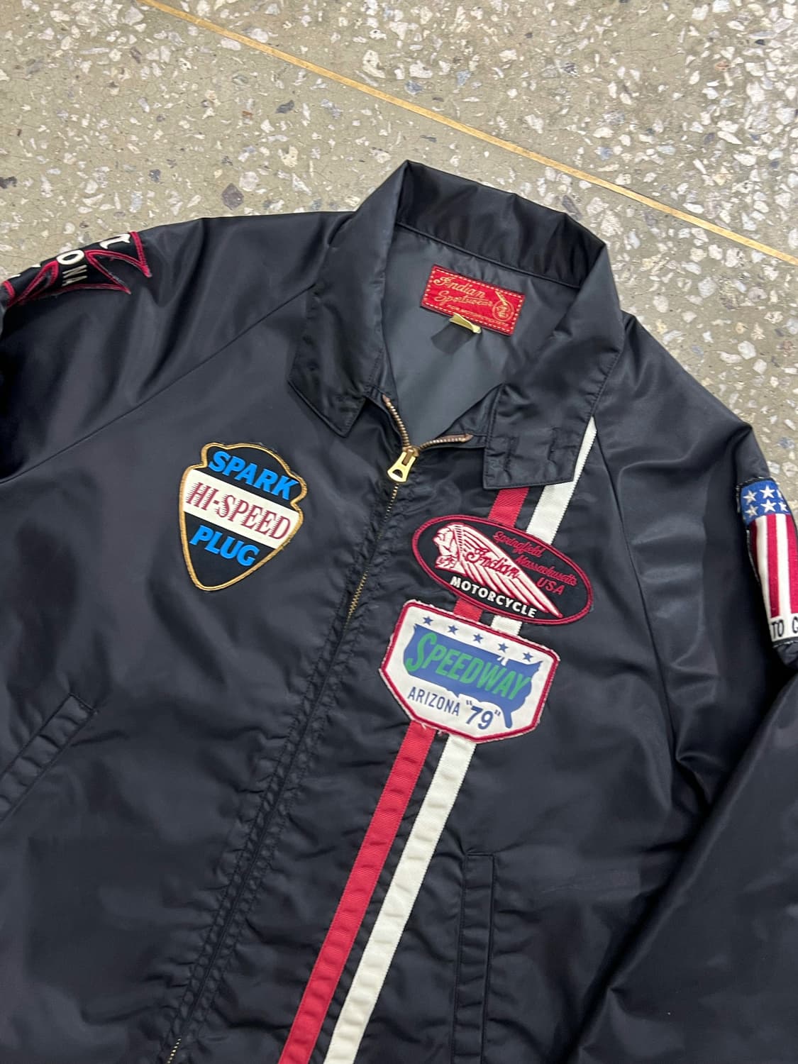 Indian Motercycles Nylon Racing Jacket 상품이미지4