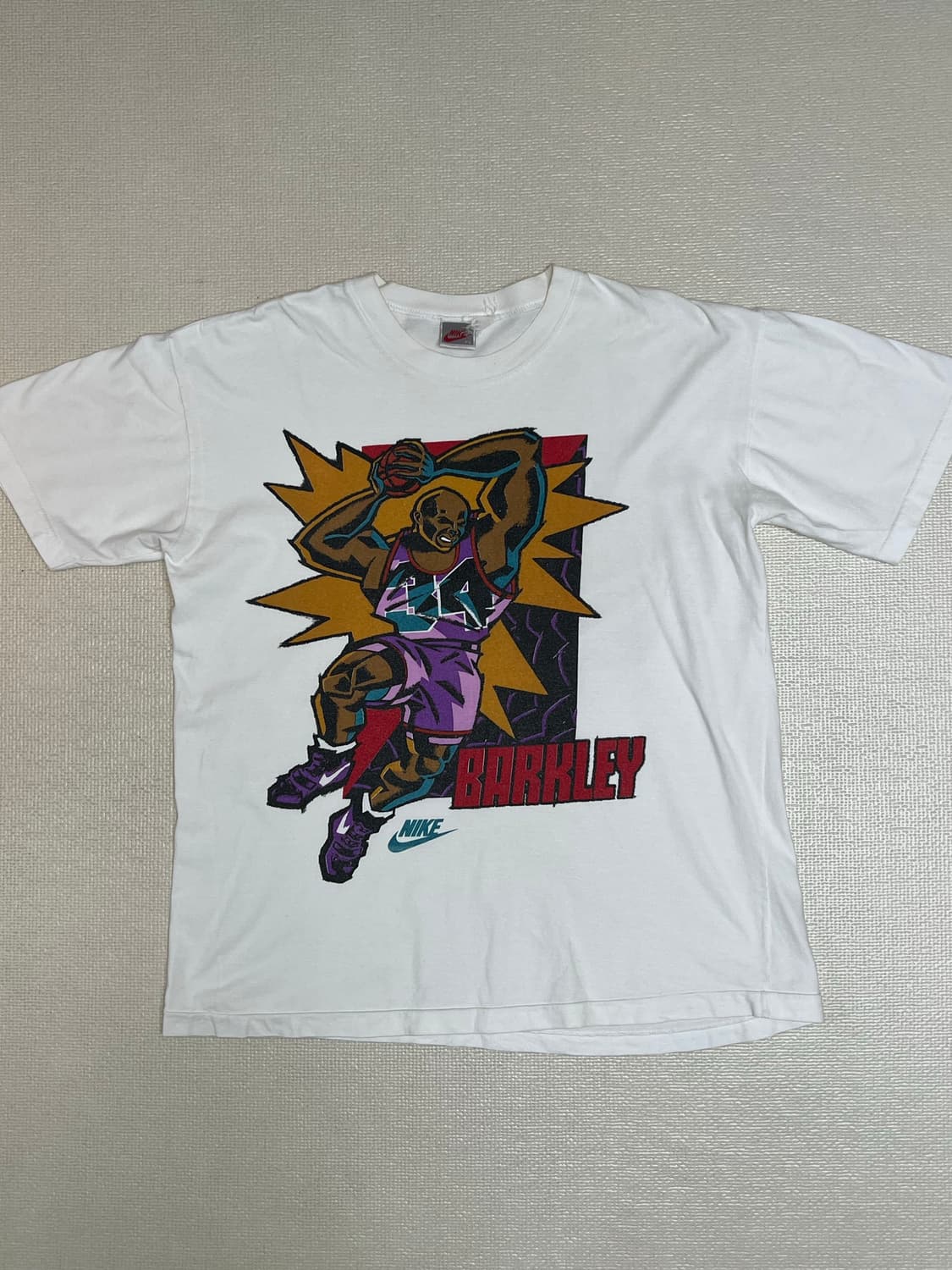 90s 빈티지 나이키 찰스 바클리 티셔츠 L 상품이미지2