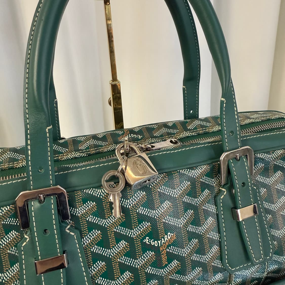 고야드 암바사드 도큐먼트 케이스 MM 그린 상품이미지5