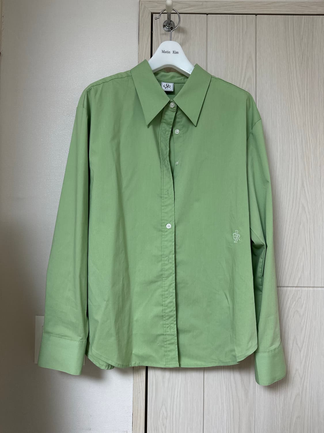 시티브리즈 링클 베이직 셔츠 그린 상품이미지2