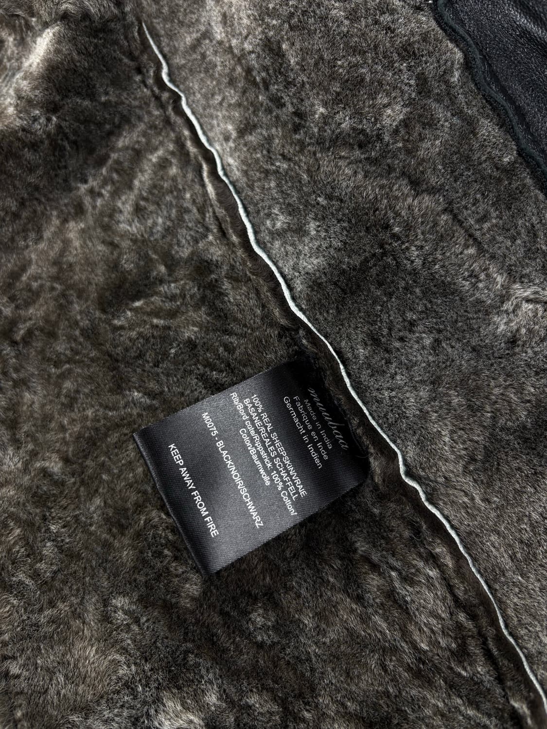 Muubaa Lather bronson Sheepskin Jacket 상품이미지6