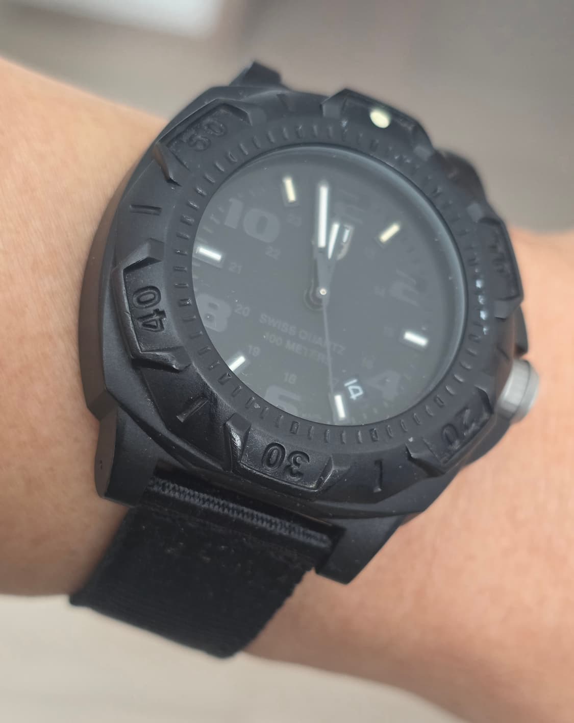 루미녹스 (LUMINOX) 블랙아웃 XL 0201.BO 스위스 쿼츠시계 상품이미지1