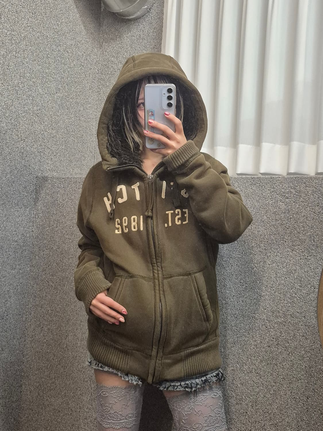 ABERCROMBIE KHAKI HOODIE ZIPUP  상품이미지1