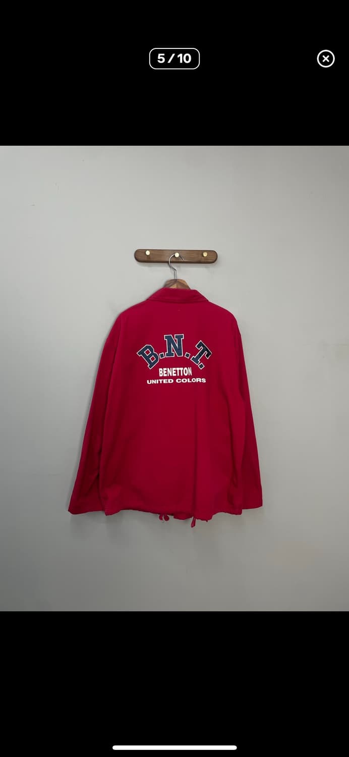 베네통 스펠아웃 레드 자켓 A3433 상품이미지4