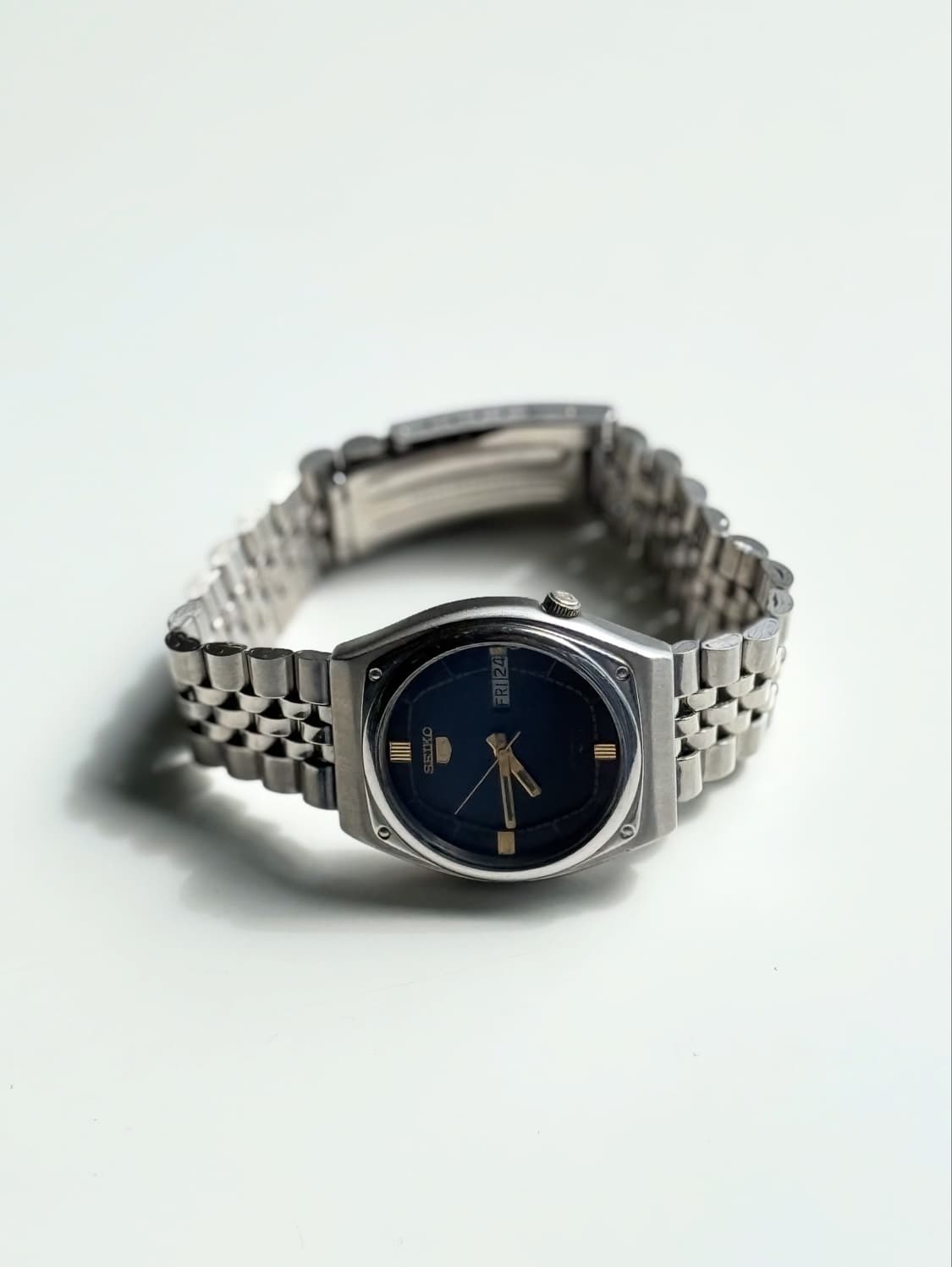 90s Seiko5 Automatic Vintage Metal Watch 상품이미지3