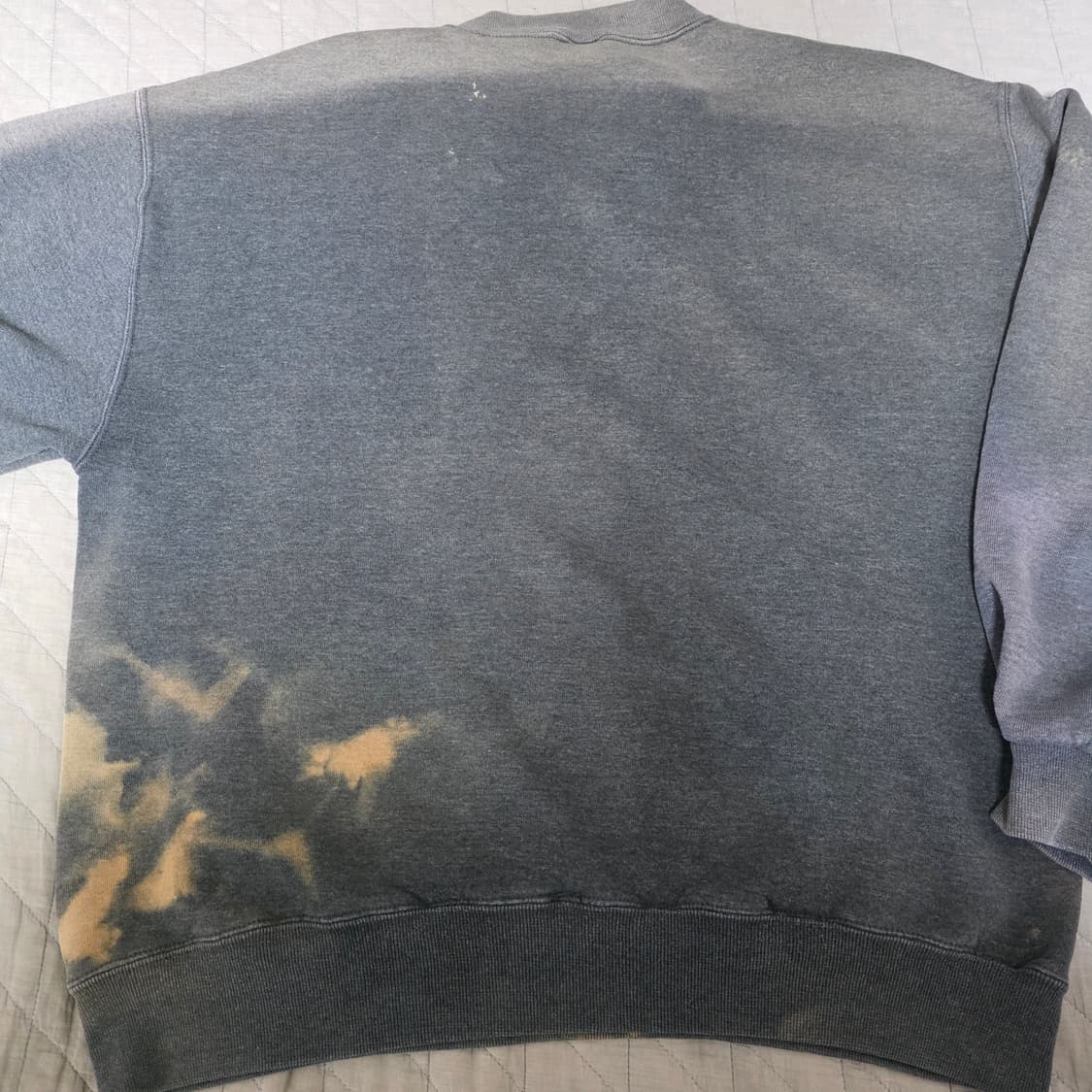 [XL] 90s 러셀 애슬레틱 다크그레이 페이드 트래쉬드 맨투맨 스웻 상품이미지6