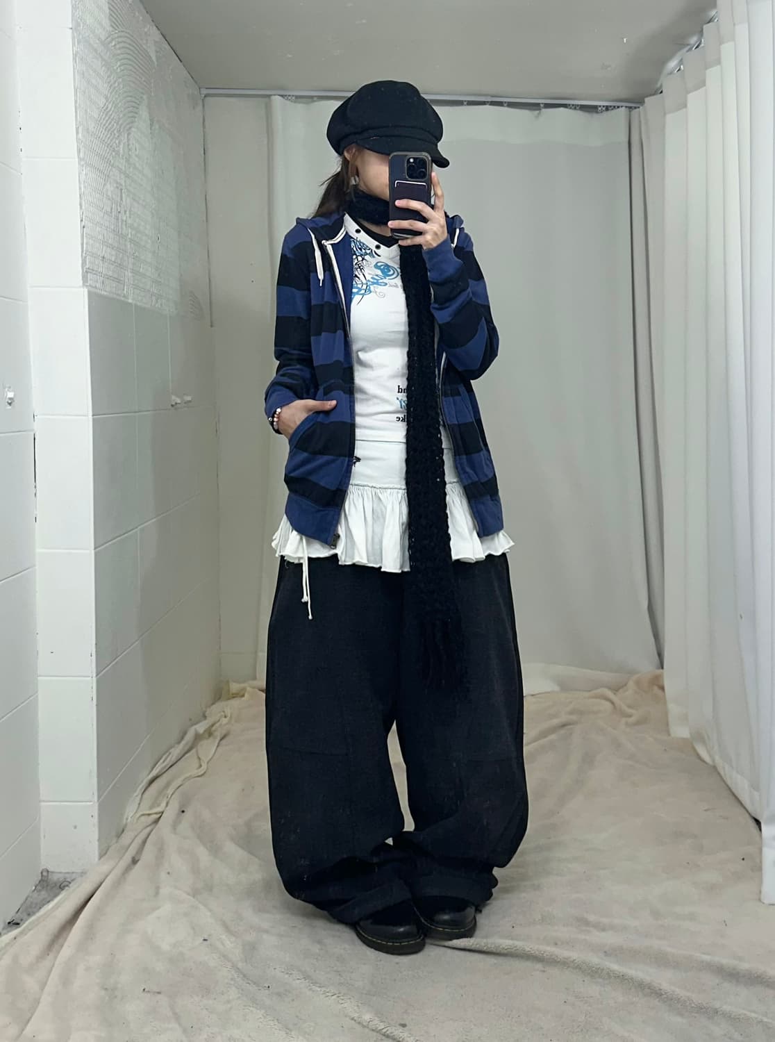 아베크롬비 데일리 펑크 y2k 네이비 코디세트 상품이미지2