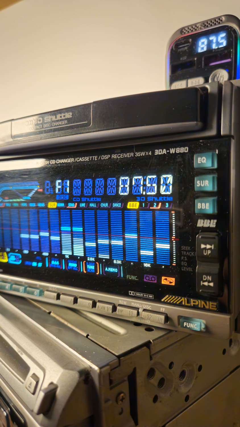 Y2k 이퀄러이저 Alpine 플레이어 상품이미지3