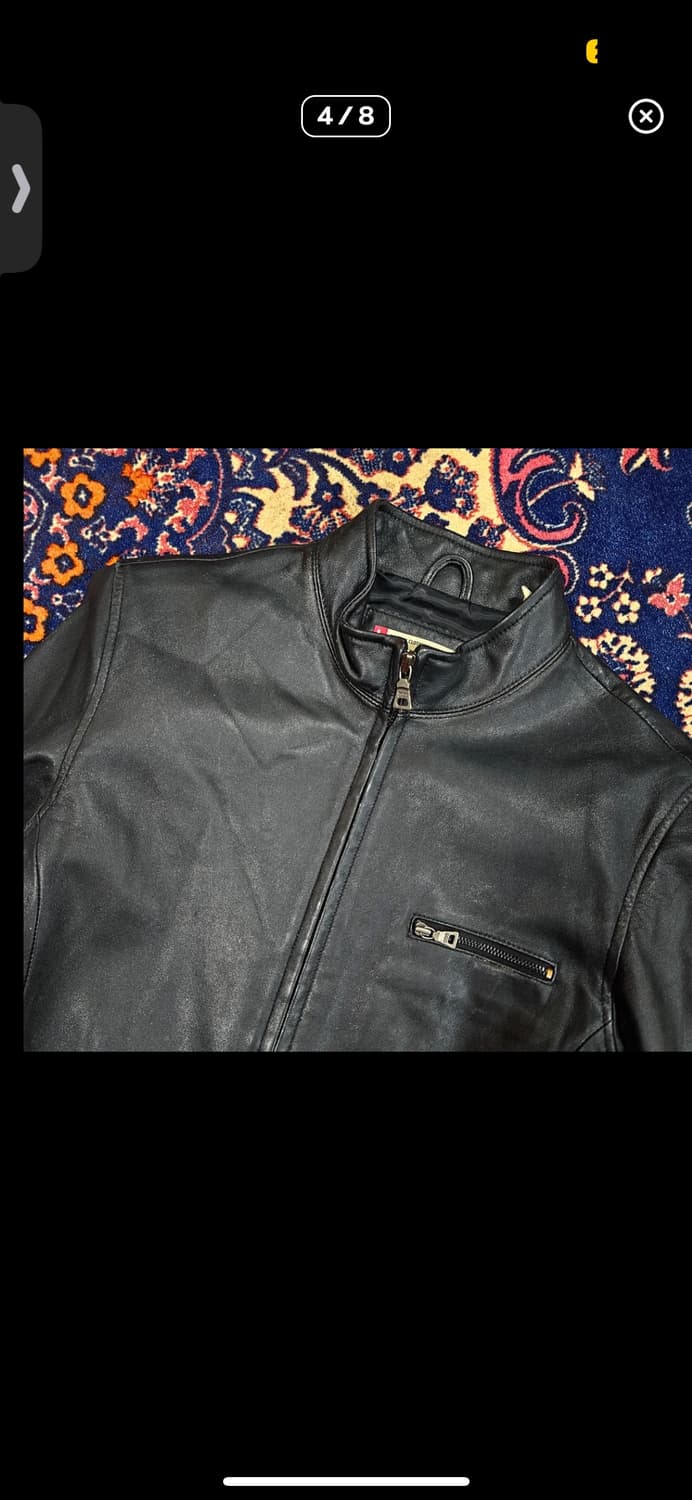 리바이스(Levis) 00's 램스킨 양가죽 빈티지 라이더자켓 상품이미지4