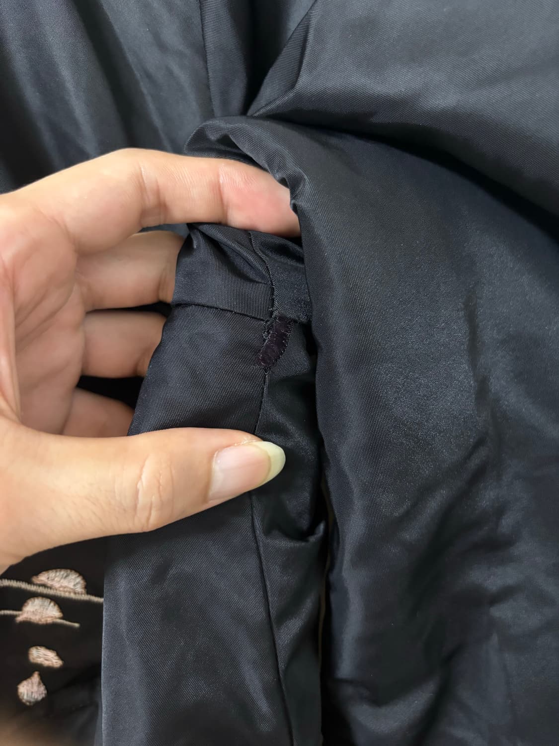 일본 빈티지 오니 자수 스카쟌 상품이미지7