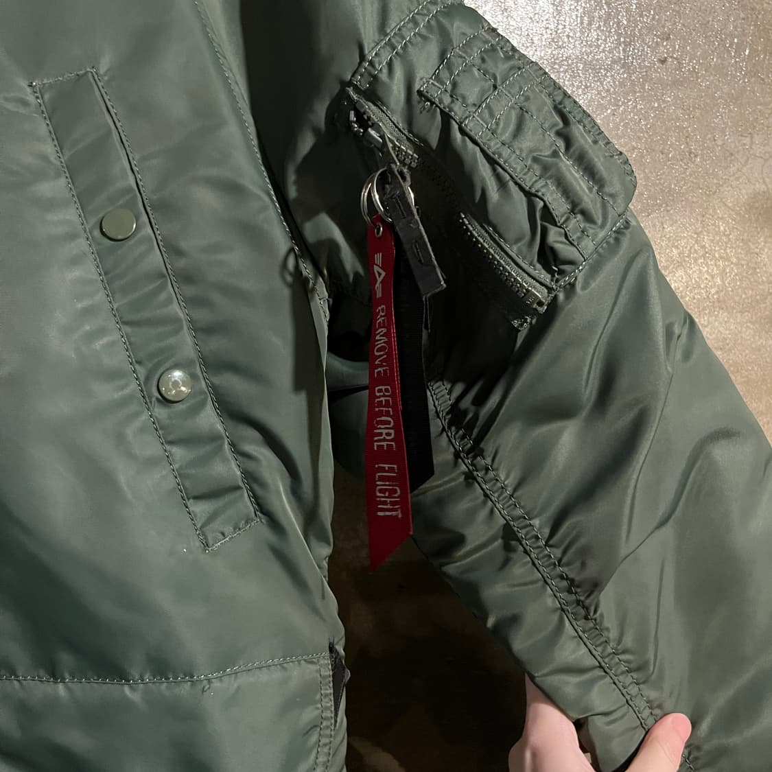 알파인더스트리 항공 패딩 점퍼 상품이미지3