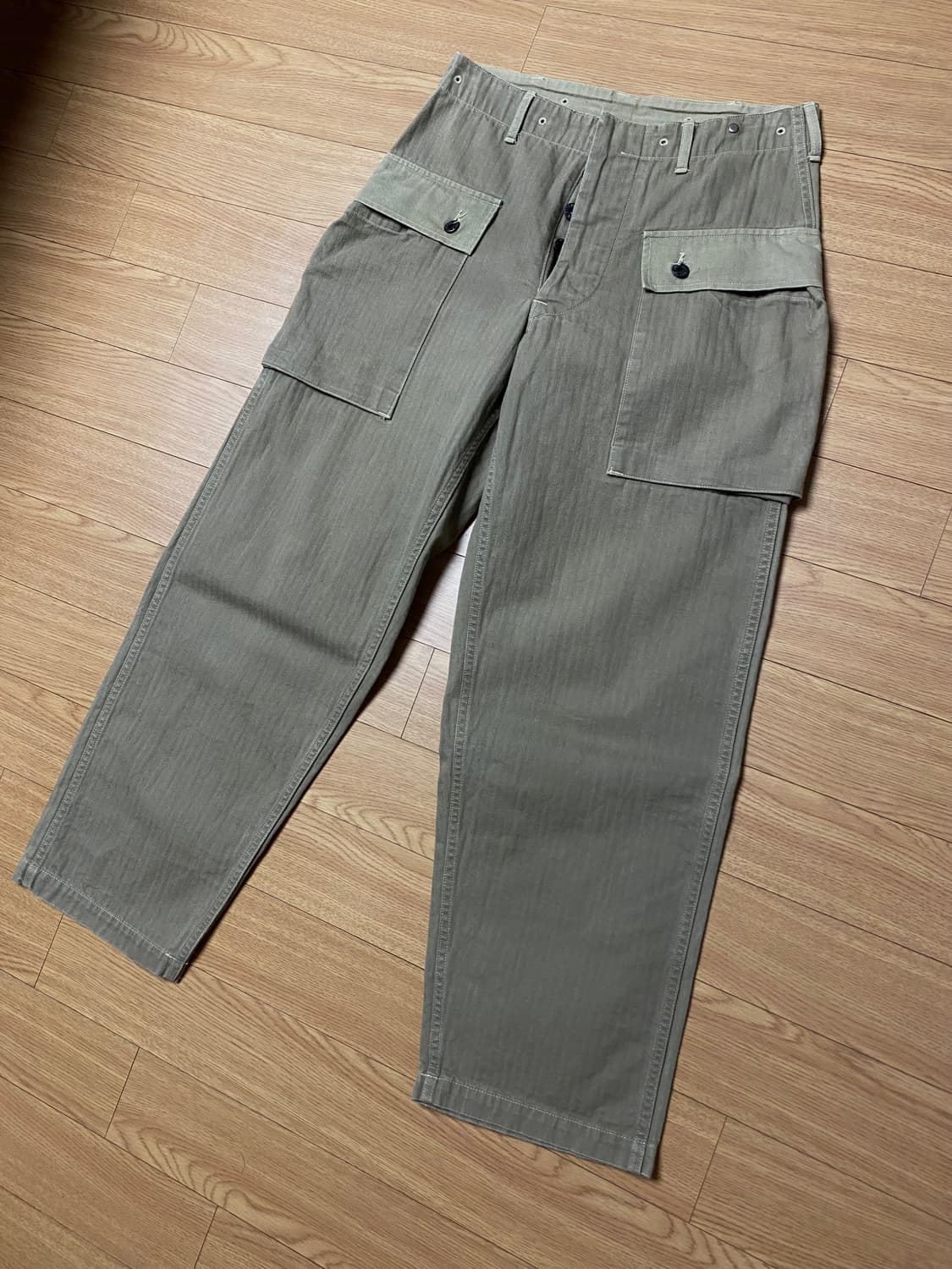 (30) 웨어하우스 USMC 헤링본 몽키팬츠 m-44 p-44 상품이미지3