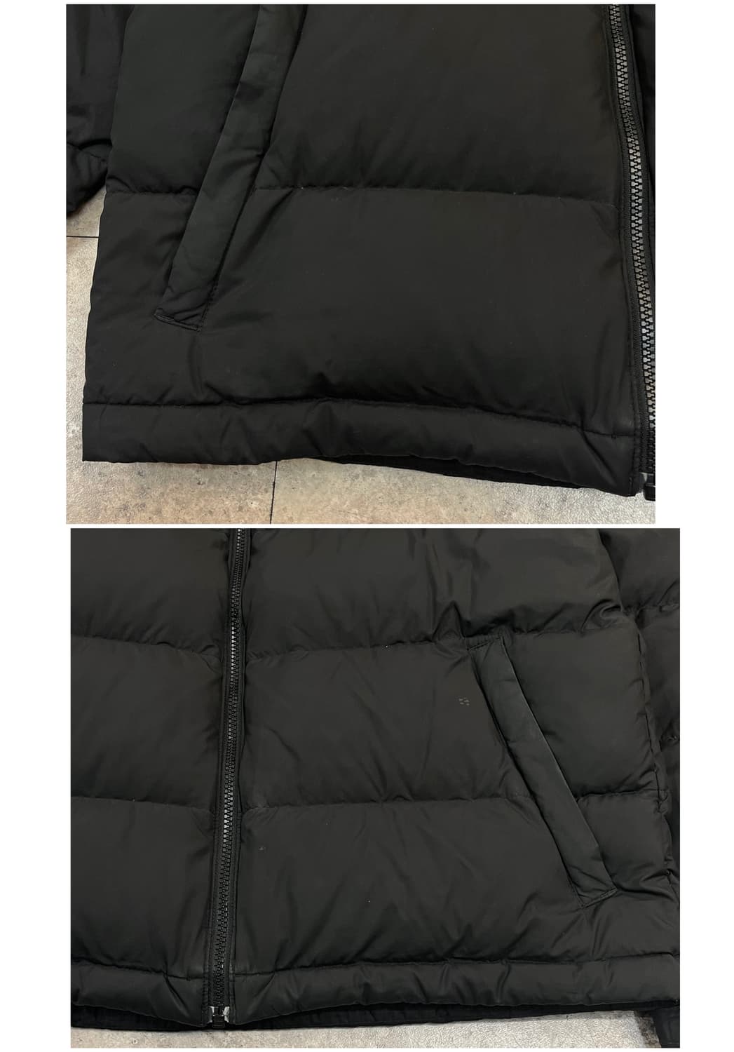 노스페이스 패딩 블랙 L(100) #csz2178 상품이미지7