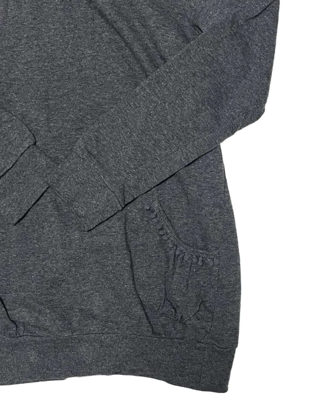 Pompom gray hoodie 상품이미지3