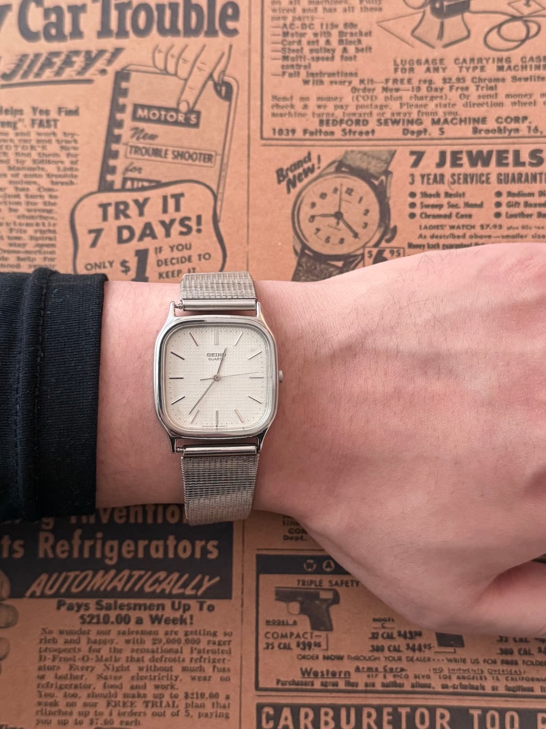 세이코 Seiko [희귀] NHK 각인 빈티지 세이코 쿼츠 상품이미지4