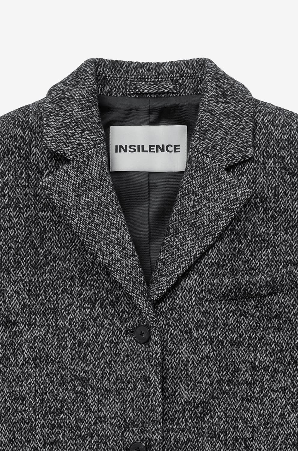 인사일런스 우먼 울 싱글 맥시 코트 MULTI  상품이미지5