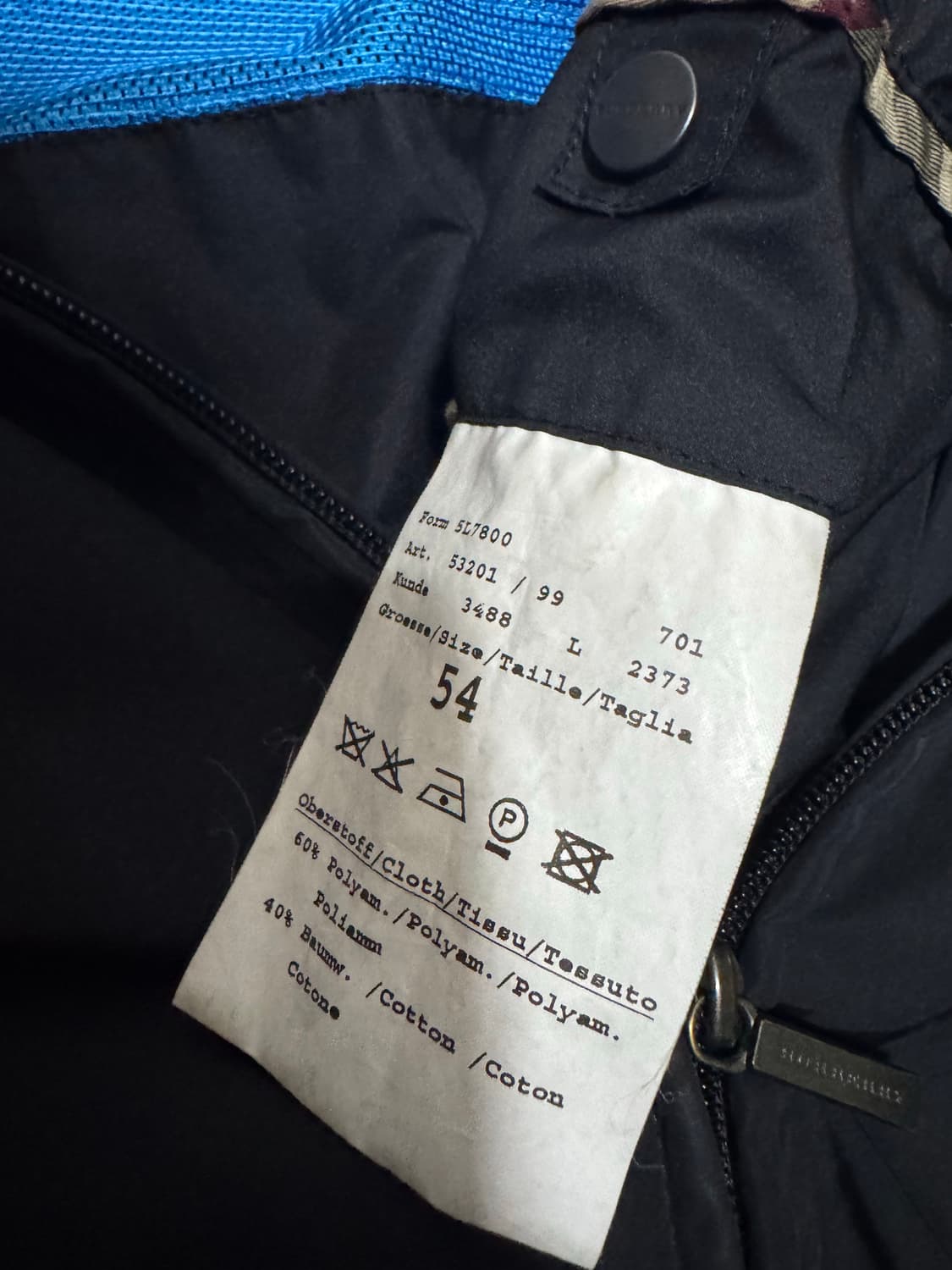 54 버버리 블루종 집업 자켓 상품이미지8