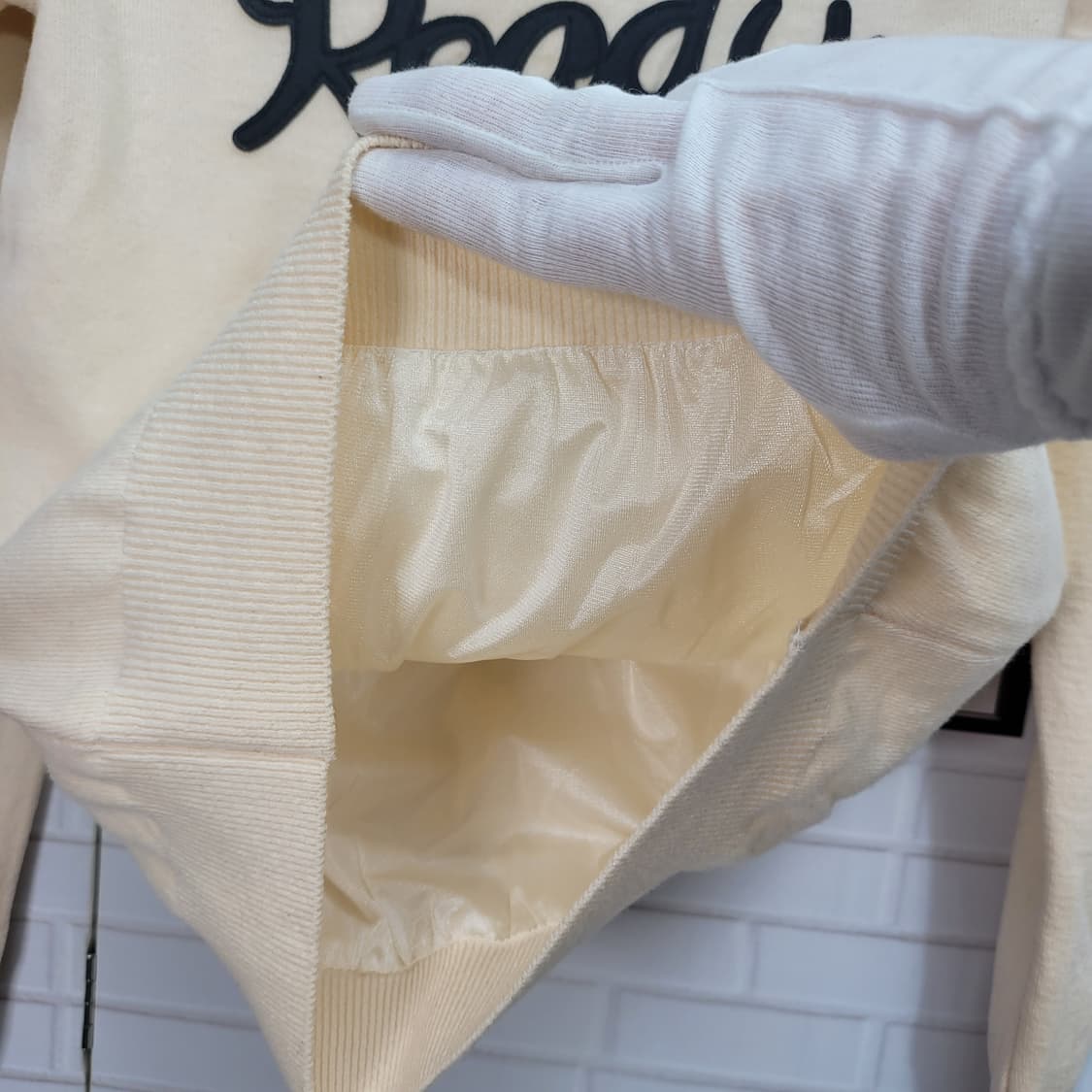 파리게이츠 골프 방풍 라운드넥 니트 스웨터 0사이즈 새상품급 상품이미지8