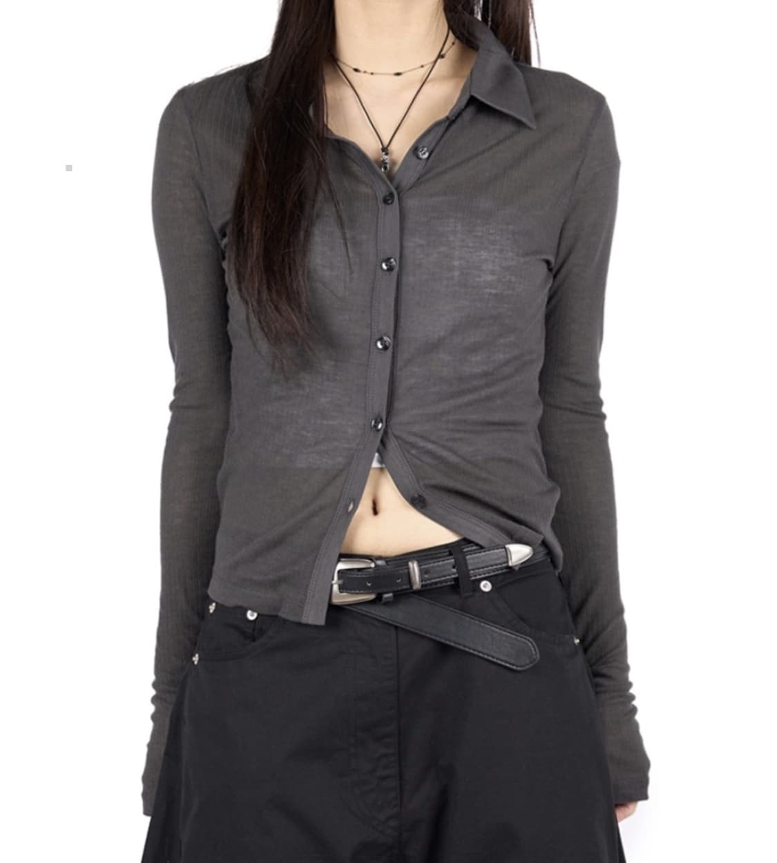 릿킴 TENCEL COLLAR CARDIGAN 상품이미지1
