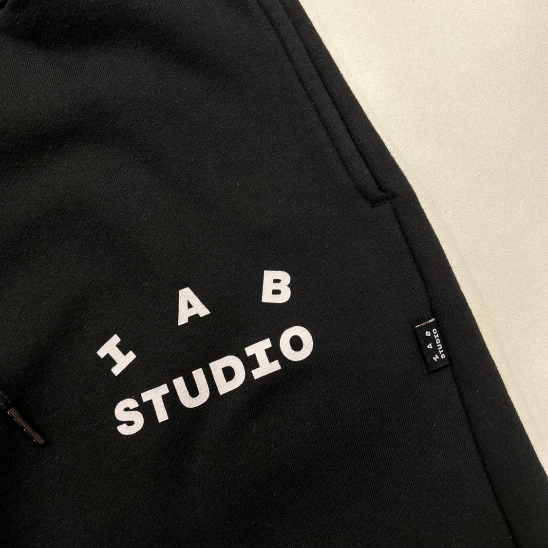 [L] IAB STUDIO 블랙 스웻 트레이닝 바지 팬츠 상품이미지5