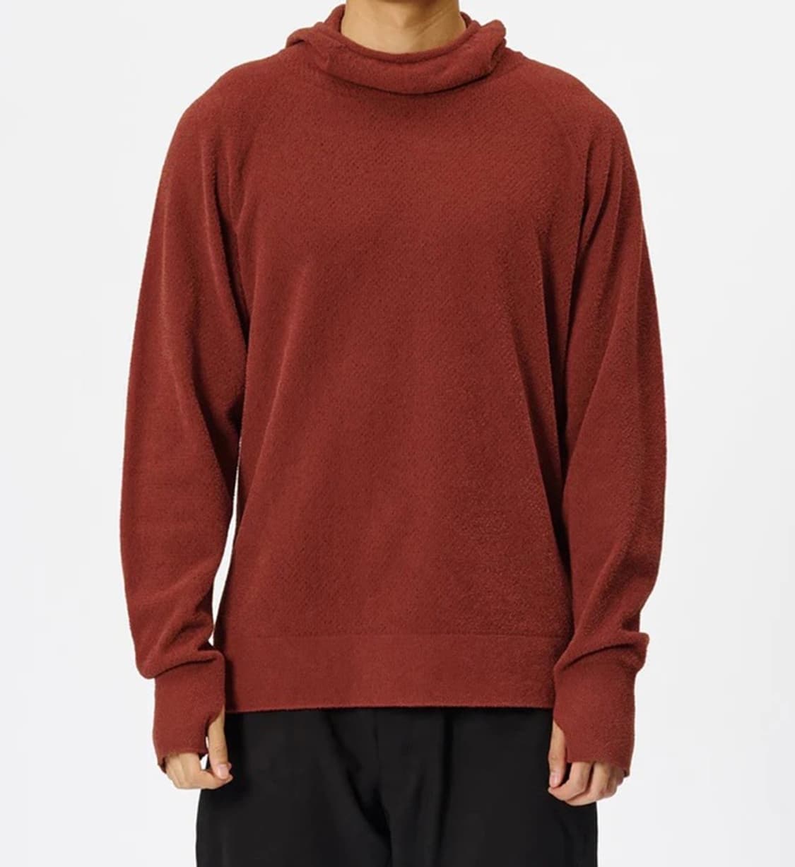 [GOLDWIN]MESH PILE HOODIE (BURNT HENNA) 상품이미지2