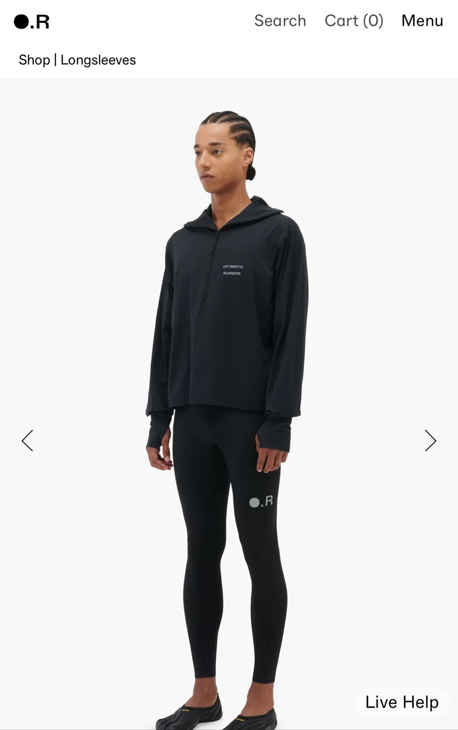 [XL] OPTIMISTIC RUNNERS 바라클라바 후디 상품이미지2