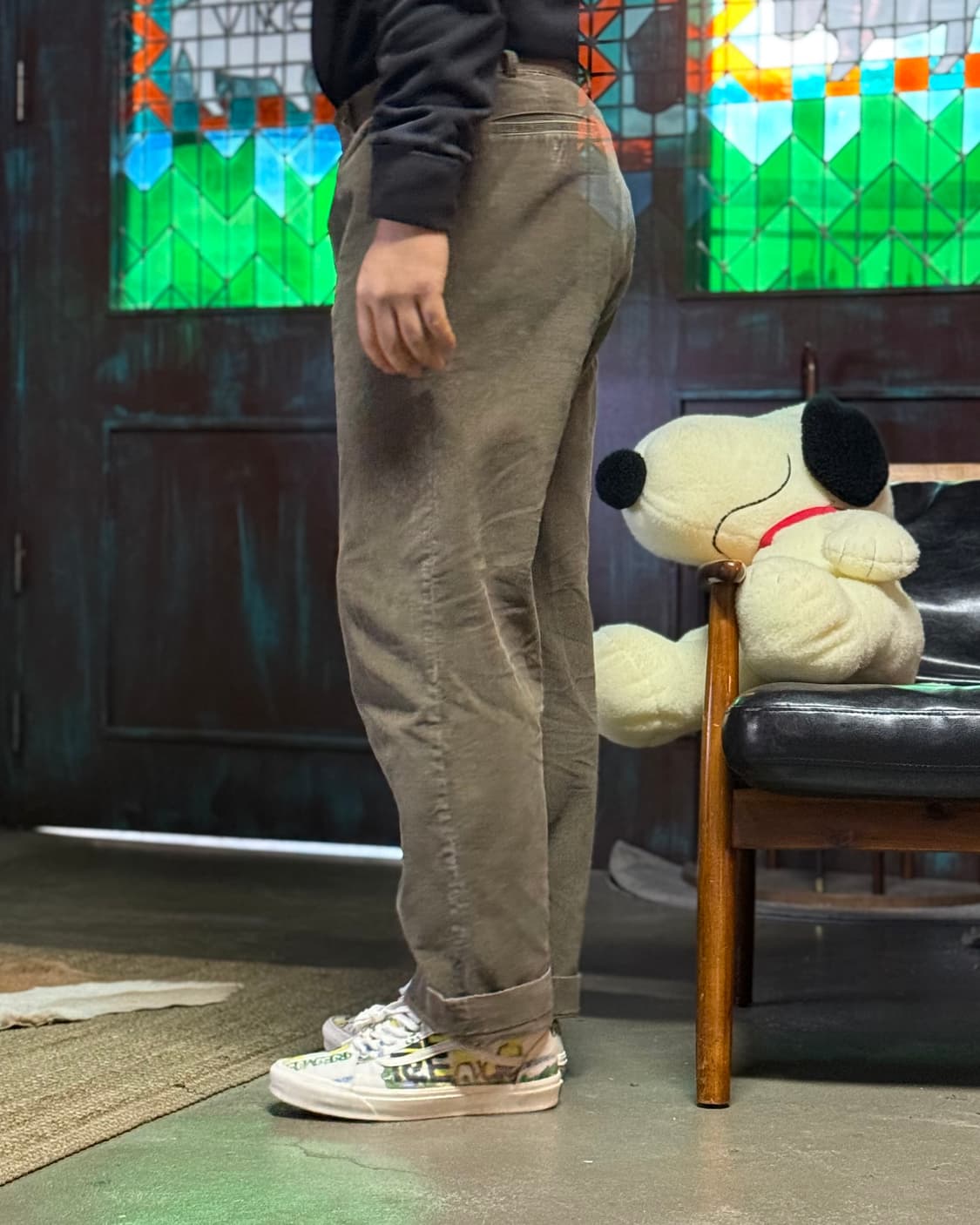 90‘s 로렌 랄프로렌 투턱 코듀로이 앤드류 팬츠 34 상품이미지8