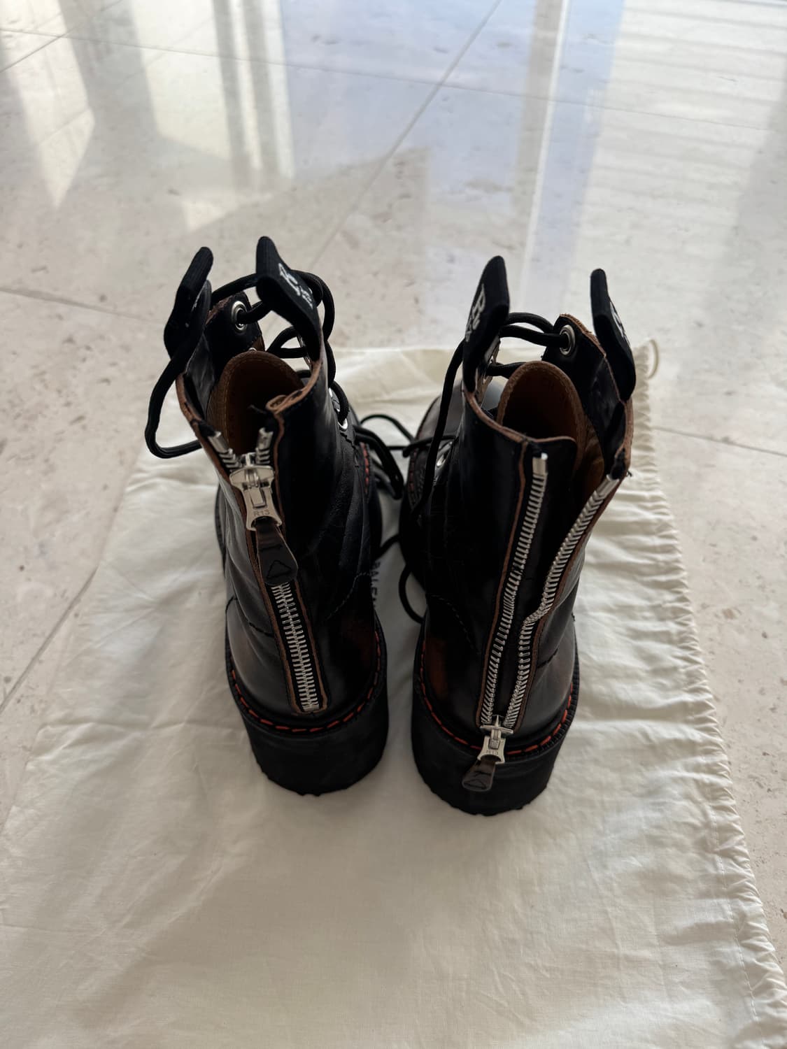 알써틴 R13 더블스택 레이스업 부츠 36 사이즈  상품이미지4