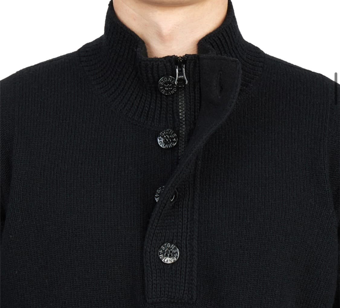 스톤아일랜드 반집업 니트 L 5회착 미만 상품이미지2