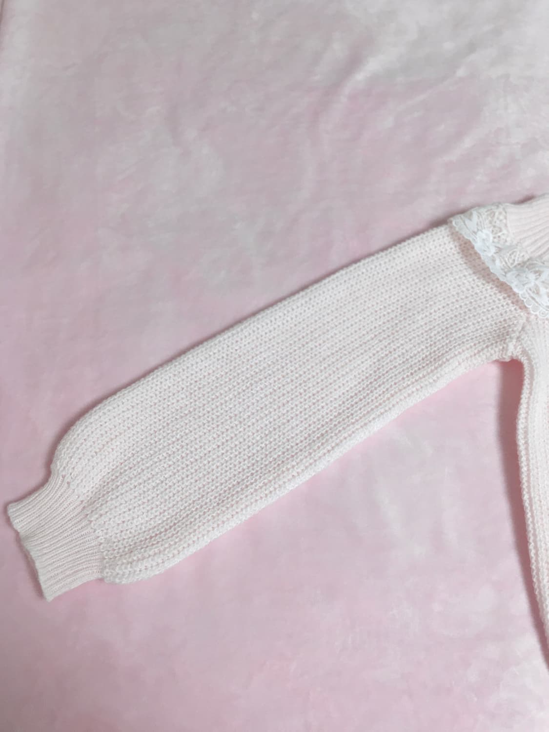 히메갸루 레이스 하트 오프숄더 니트 리즈리사 트랄라라 디어리 잉그니 상품이미지4