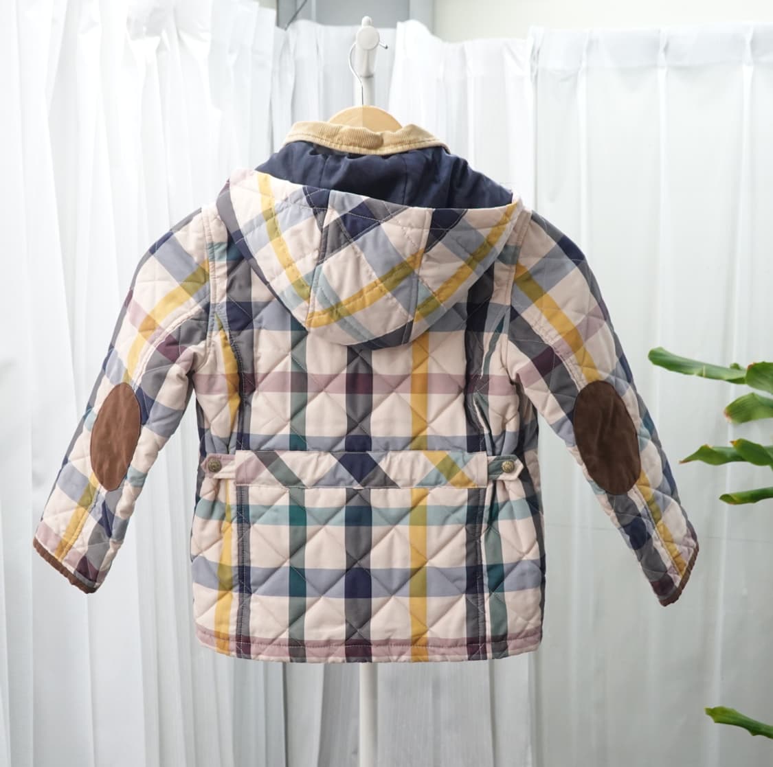 DAKS 닥스 키즈 브리티시 체크 퀼팅 자켓 1850 상품이미지3