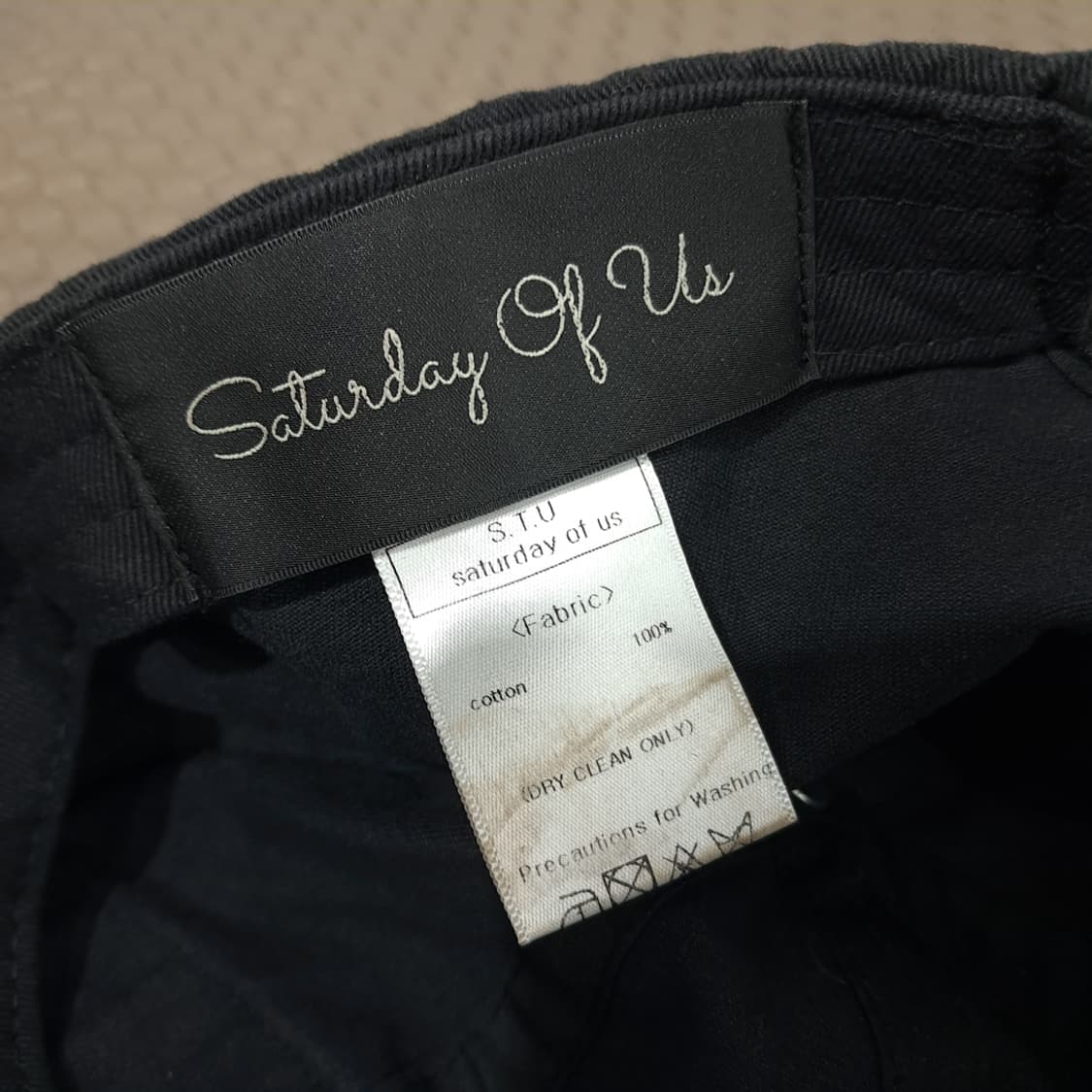 레어 빈티지 STU Saturday Of Us Bear 볼캡 P1984 상품이미지7