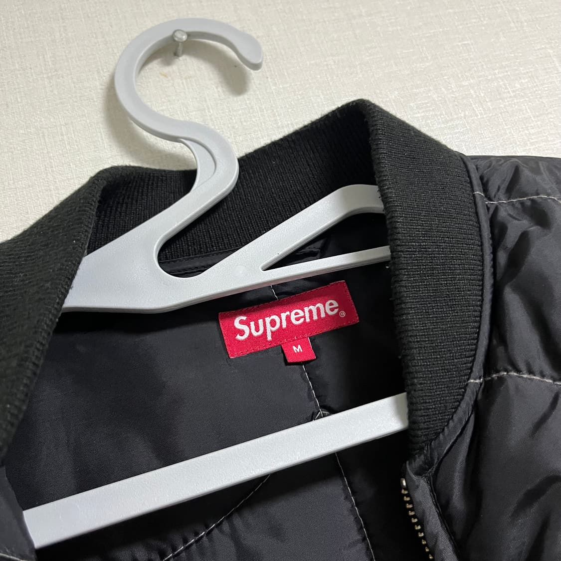 슈프림 19ss 스파이더 퀼팅 자켓 블루종 상품이미지8