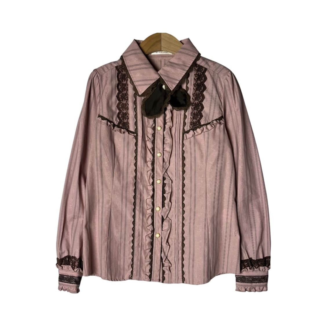 [Axes Femme] 엑시즈팜 양산형 레이스 블라우스 상품이미지1