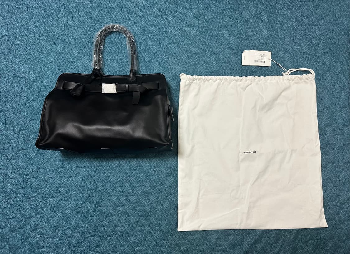 [OS] 브라운야드 레더 버클 17백 상품이미지1