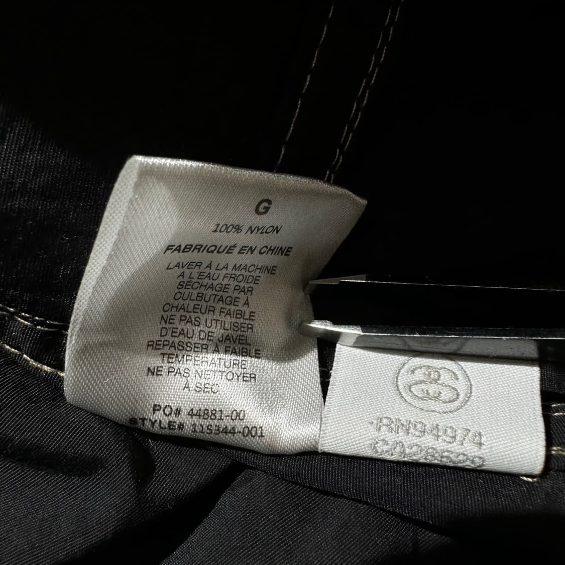 스투시 콘트라스트 스티치 풀오버 하프집업 후드 아노락 상품이미지9